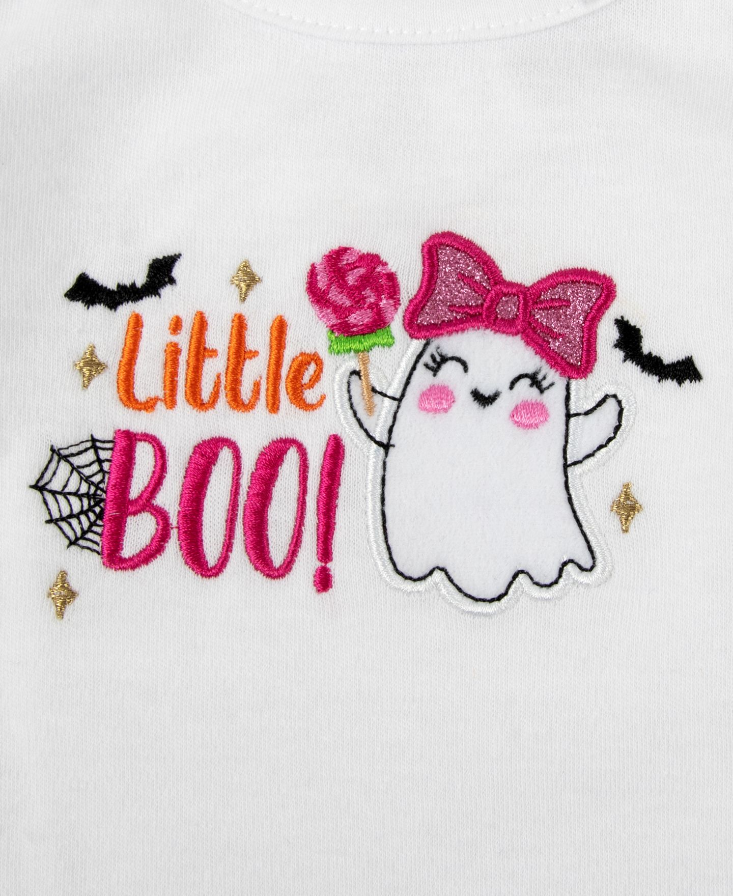 Комплекты Baby Essentials Little Boo Bodysuit, Skirts, Leg Warmers and Headband, 4-Piece Set для девочек-малышей, цвет: Белый — фото 3