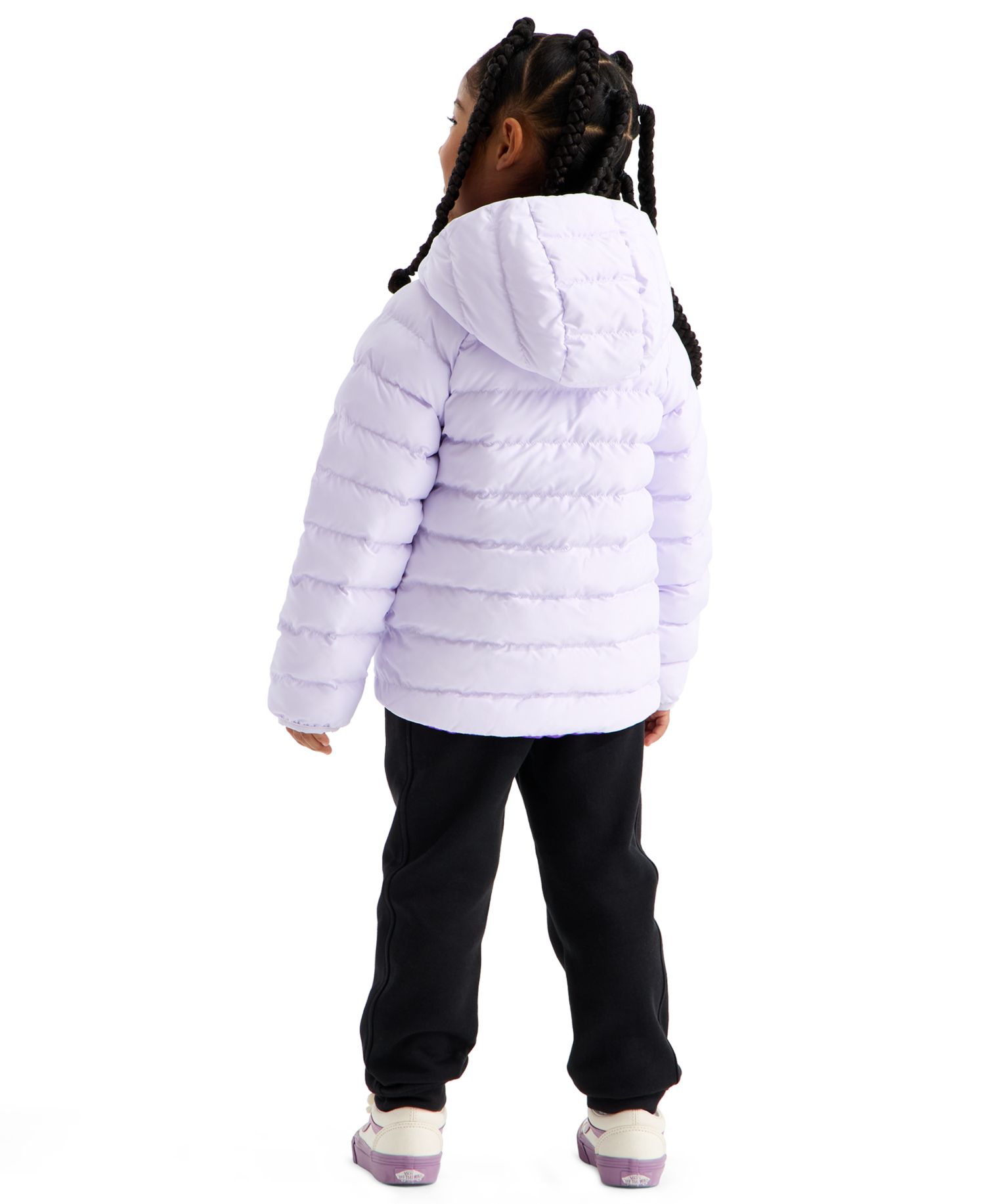 Girls' and Boys' 2T-7 Reversible Perrito Hooded Jacket