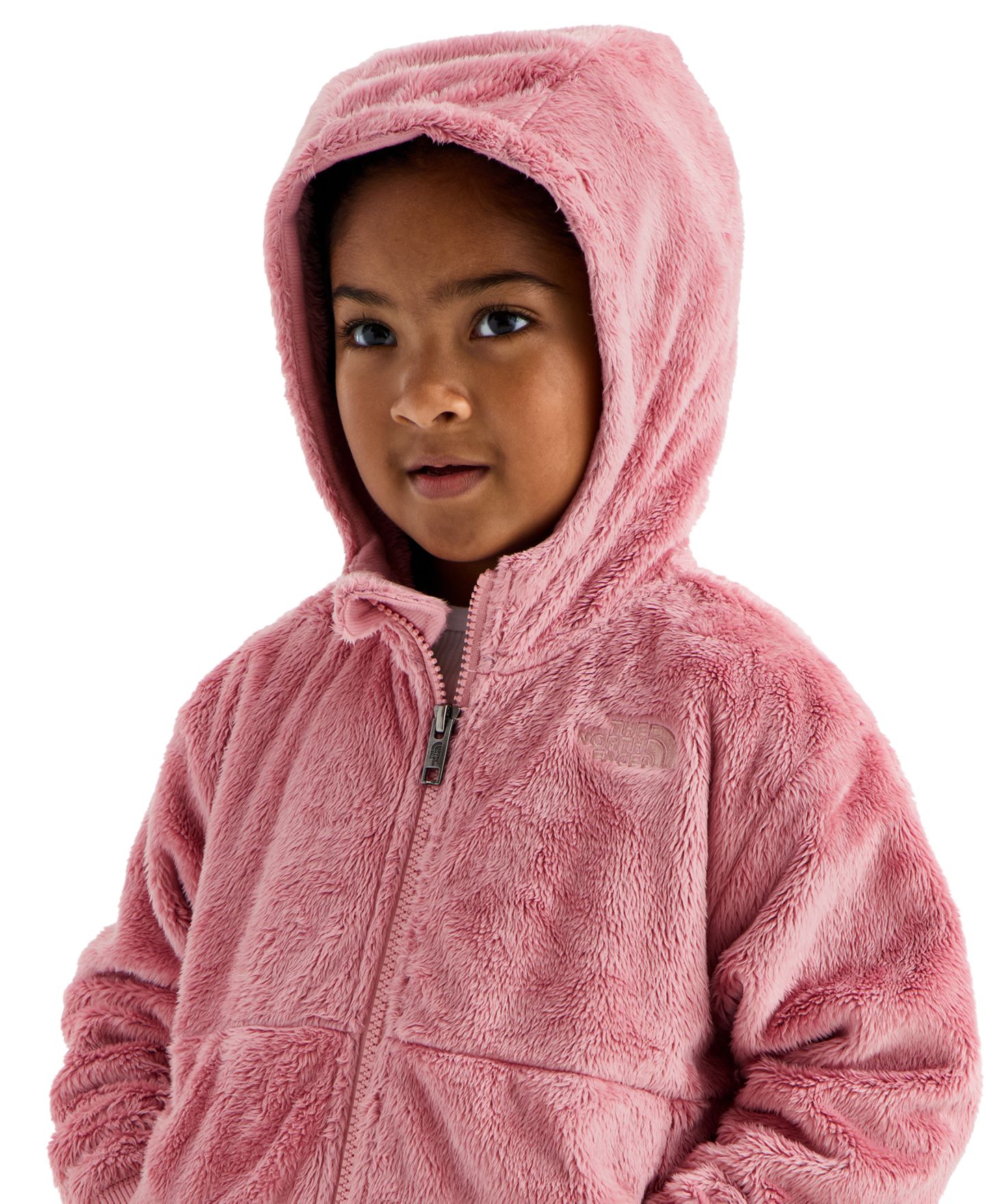 Детская куртка The North Face Osito Full-Zip Hooded, цвет: Primrose — фото 5