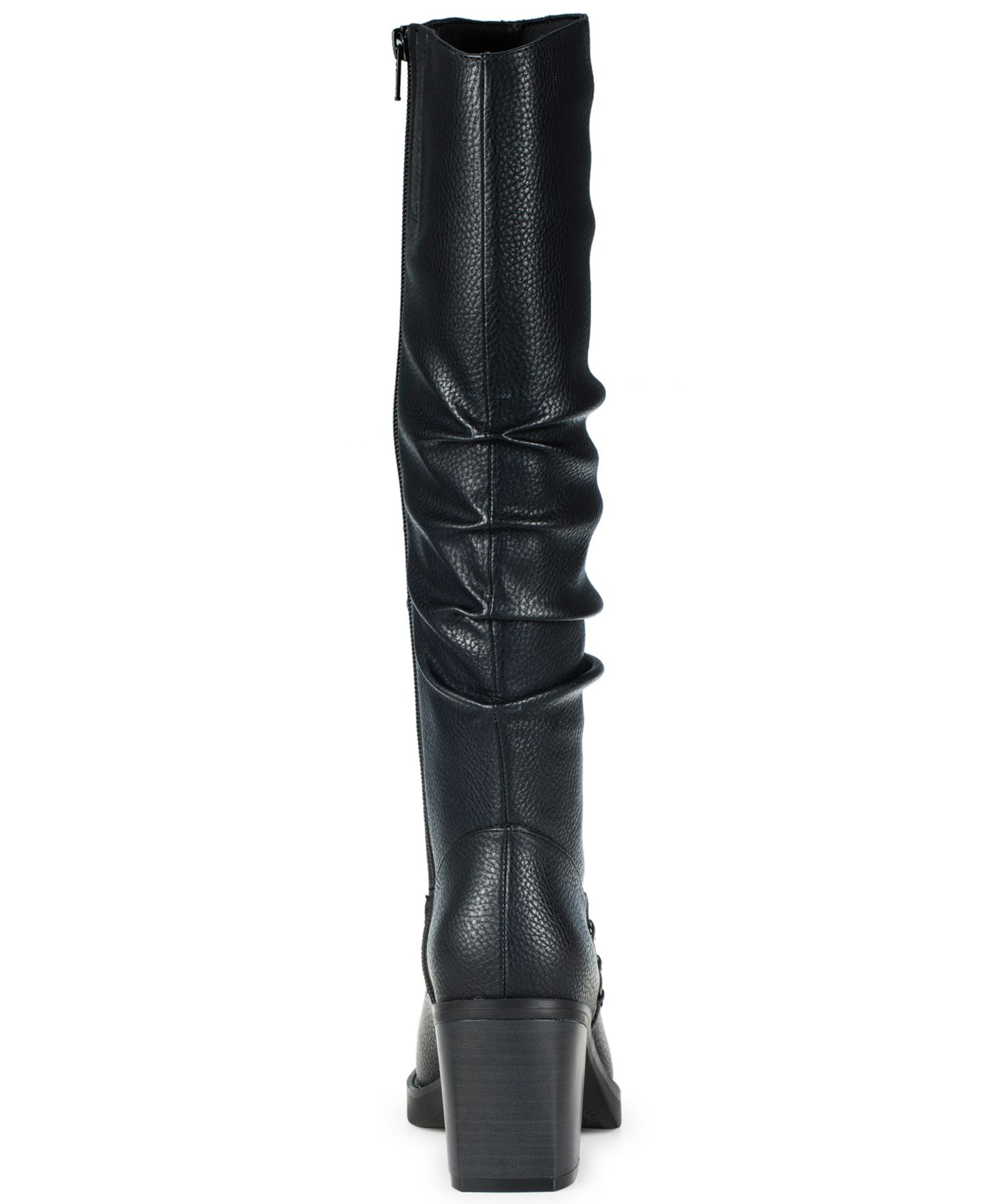 Женские ботинки Baretraps Gingee Zipper Tall Square Toe, цвет: Чёрный — фото 3