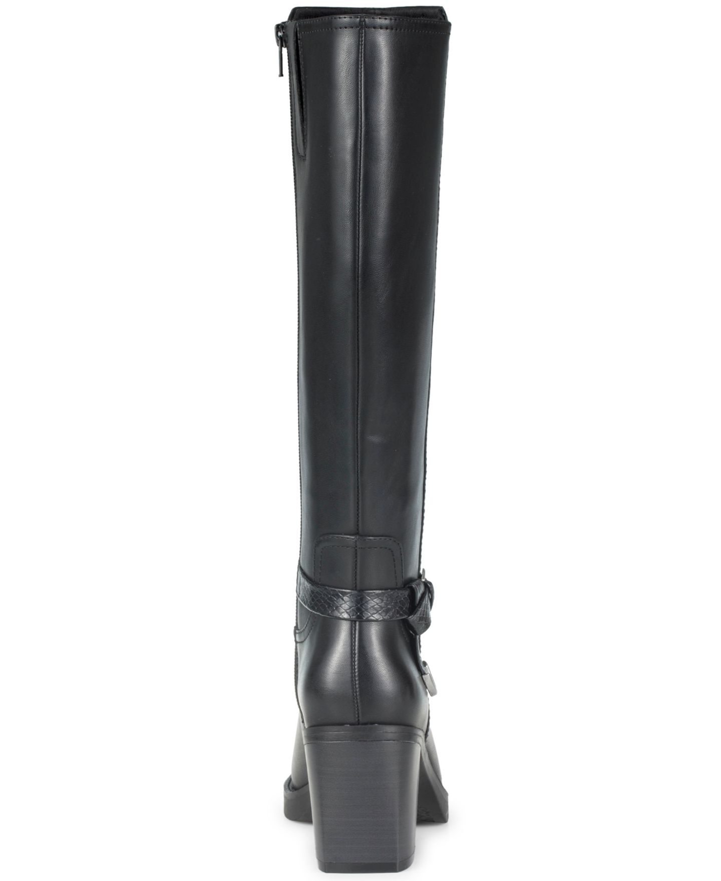 Женские ботинки Baretraps Glenette Zipper Tall Round Toe, цвет: Чёрный — фото 3