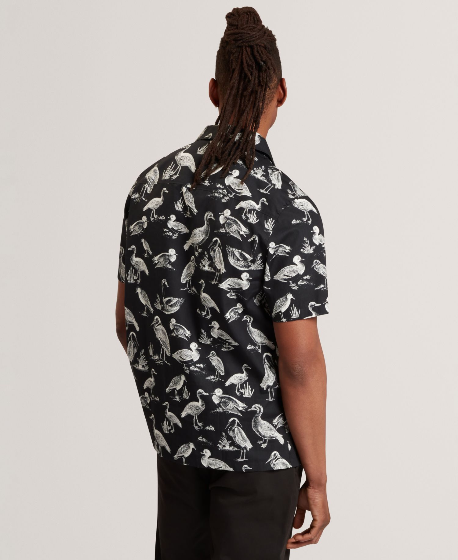 Men's Yamal Regular Duck Print Shirt