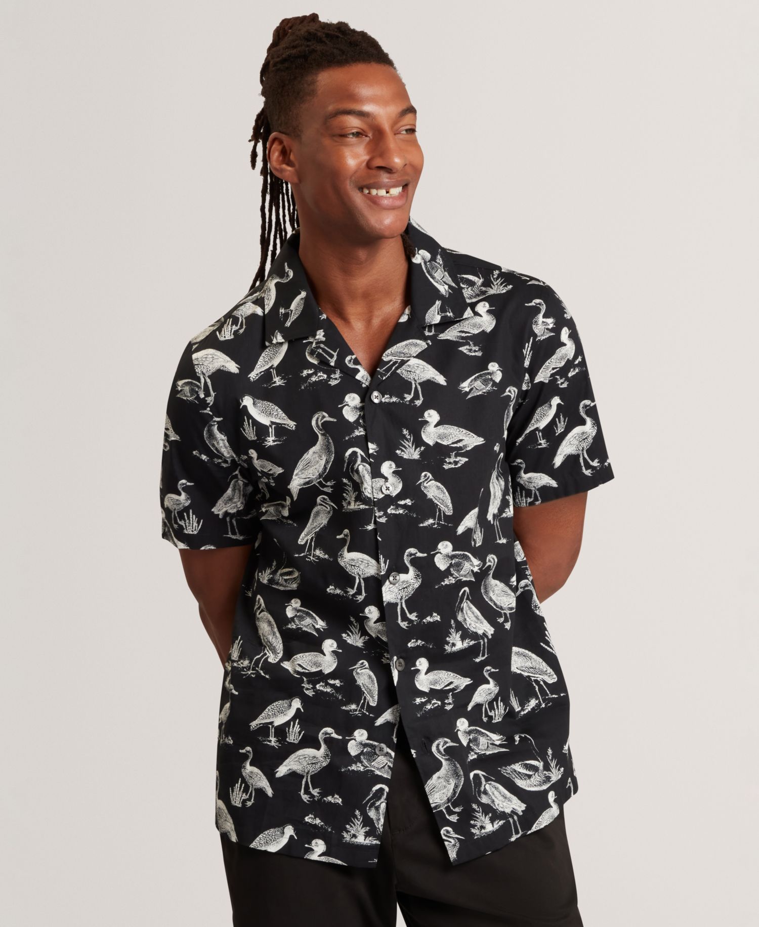 Men's Yamal Regular Duck Print Shirt