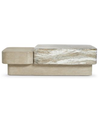Arcadia 58" Oak Coffee Table