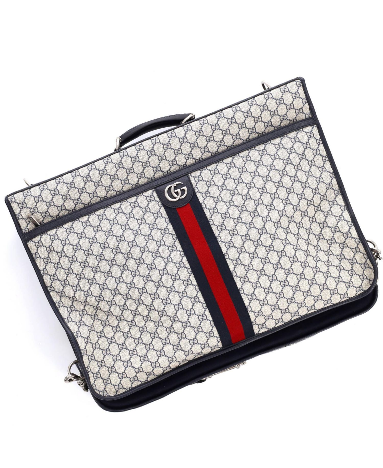 Savoy Web Garment Bag GG Coated Canvas
