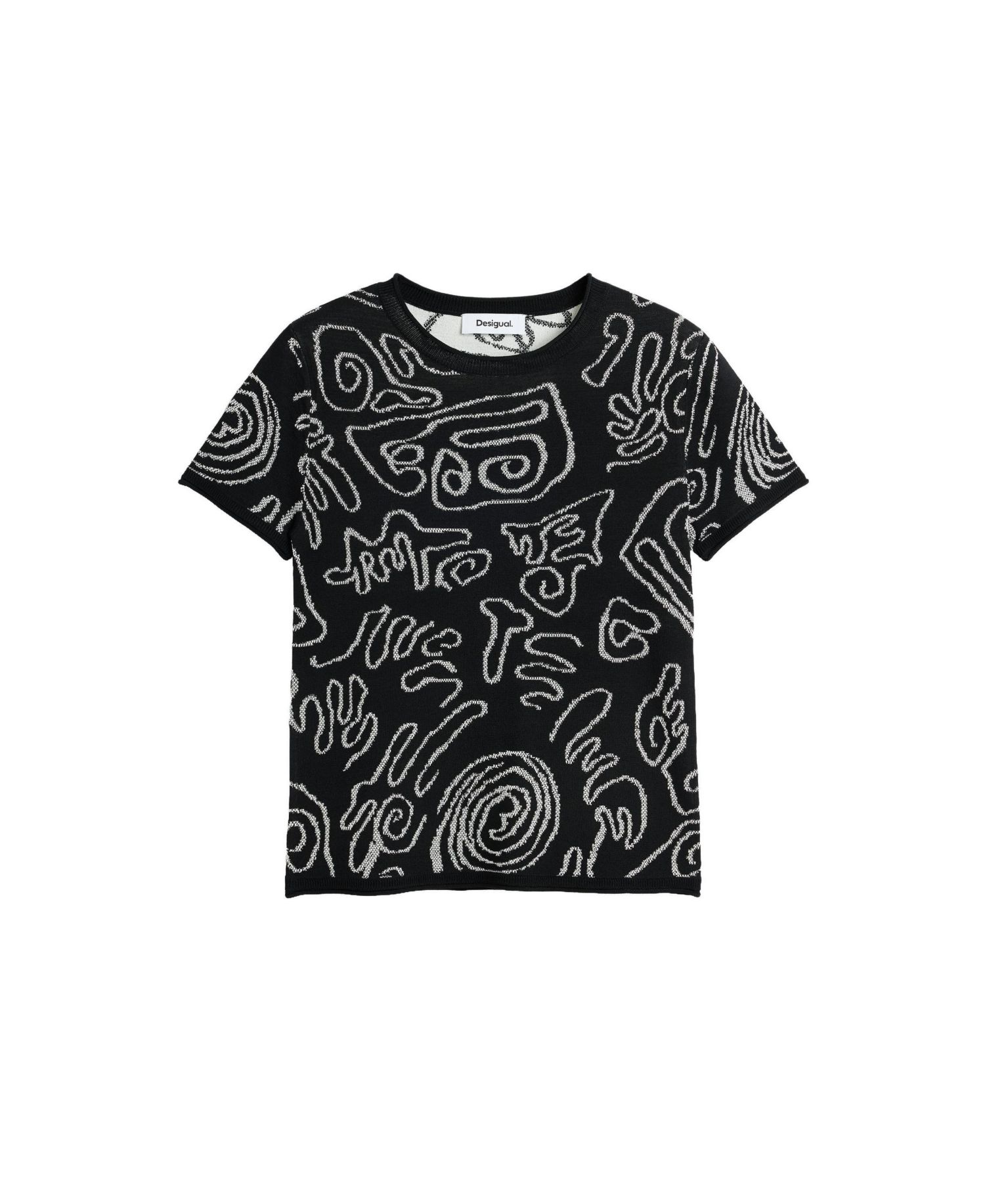 Women's Jacquard Knit T-shirt