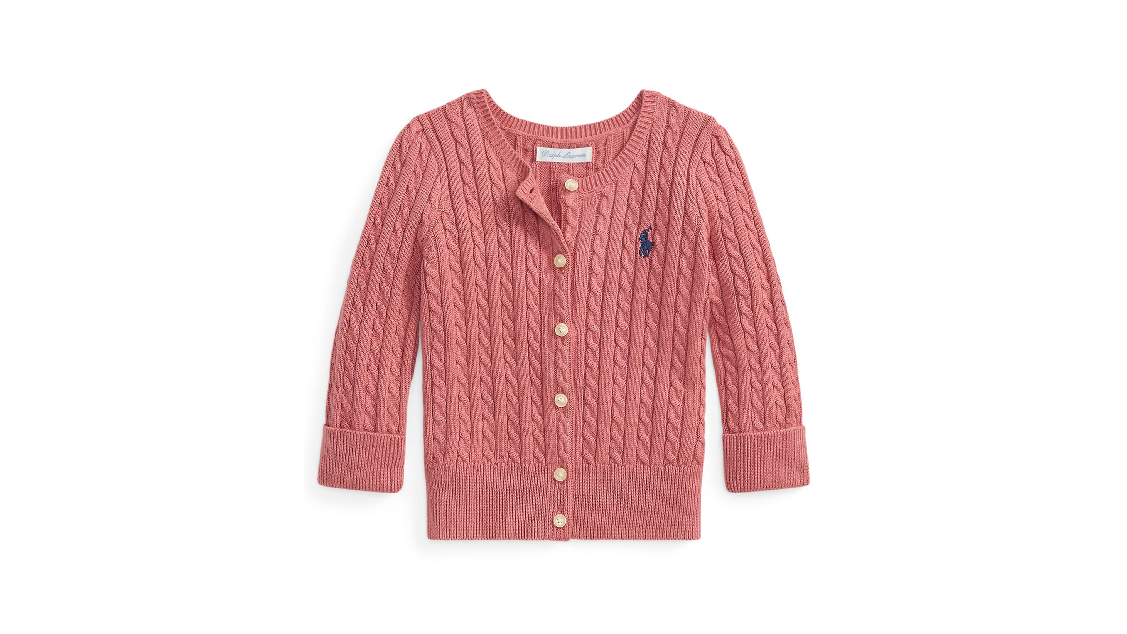 Polo Ralph Lauren Baby Girls' Mini Cable Cotton Cardigan