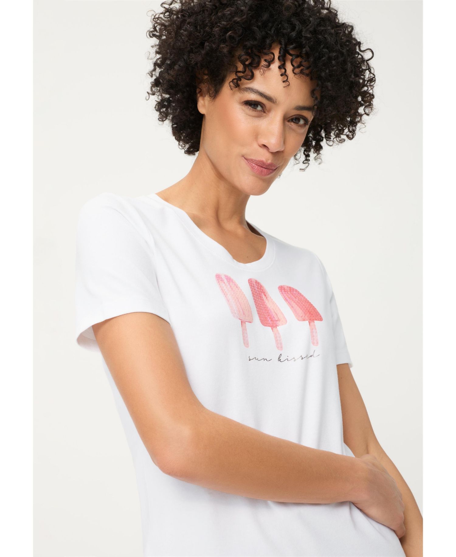 Women's Ice Pop Print T-Shirt