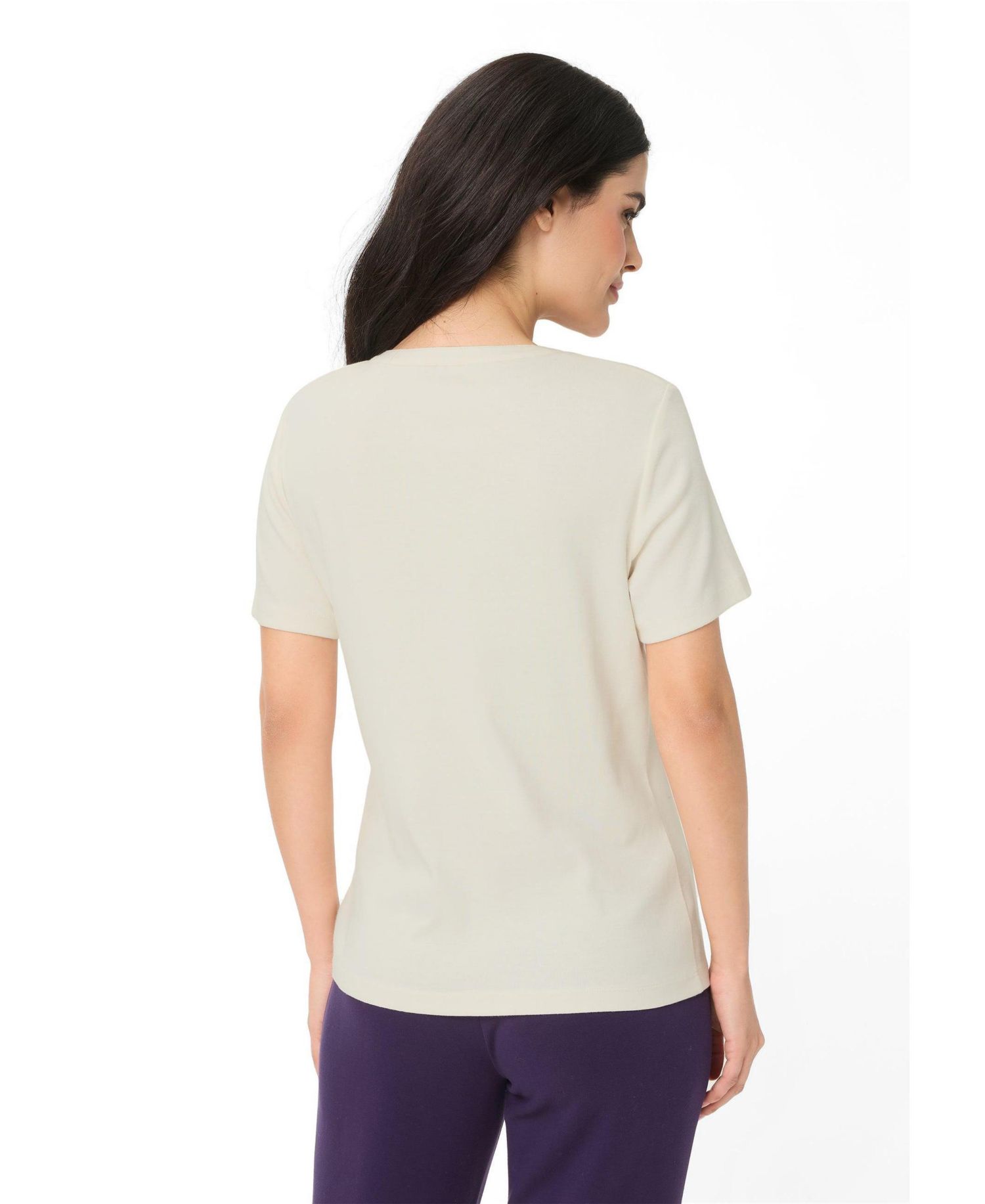 Women's Split Neck T-Shirt