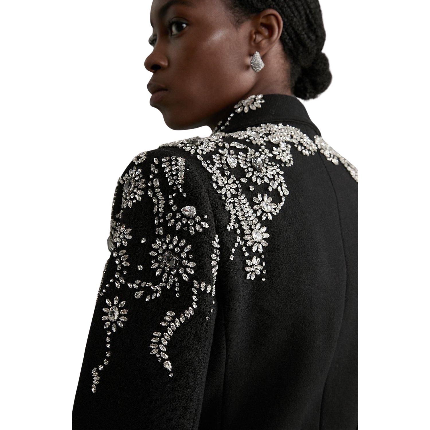 Women's Tailored Wool Double Breasted Midi Coat
