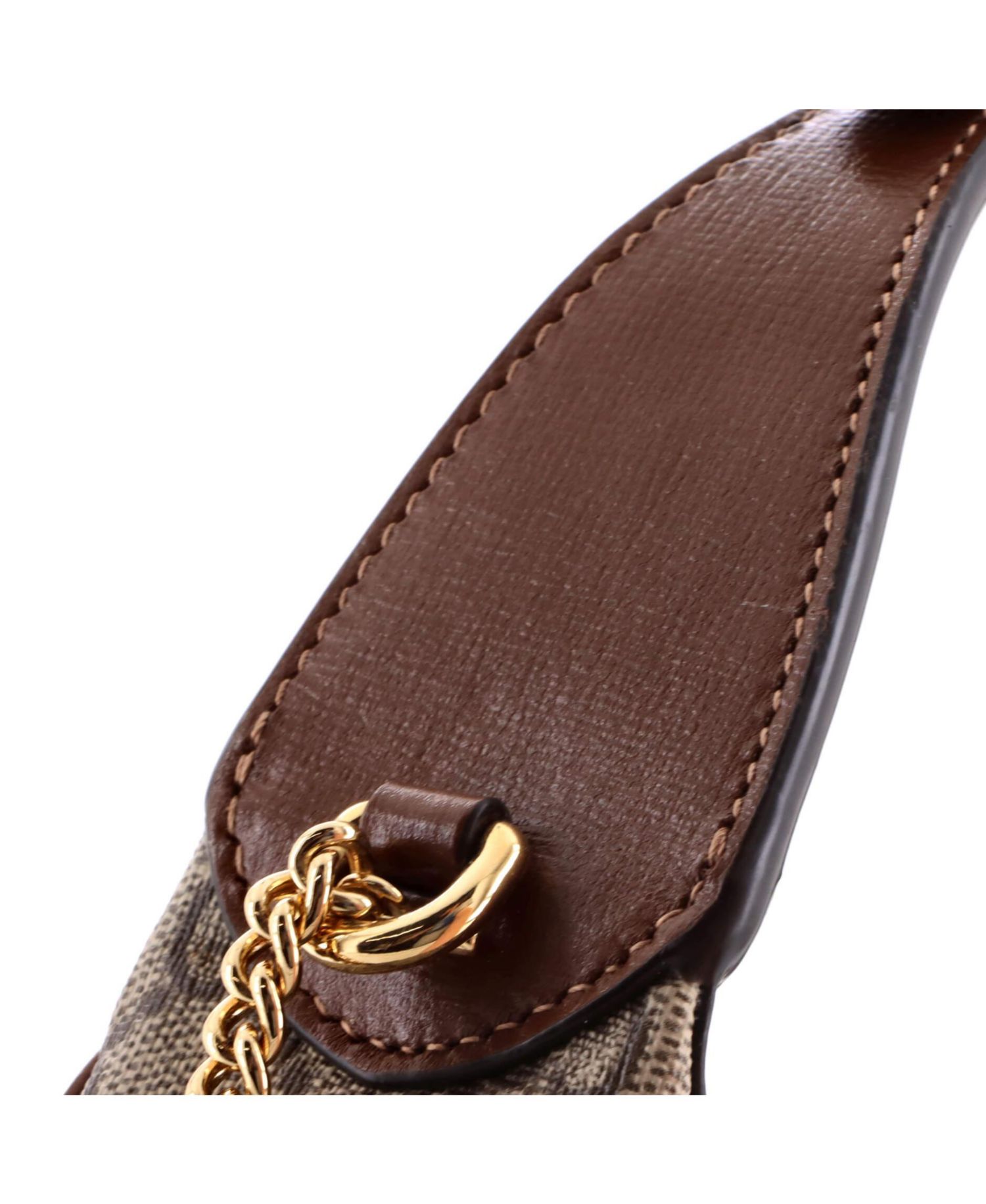 Mini Interlocking G Patch Half Moon Hobo GG Coated Canvas