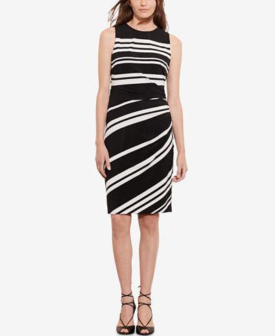 Lauren Ralph Lauren Striped Jersey Dress