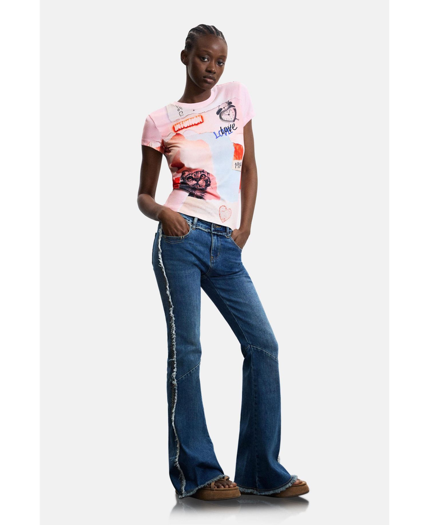 Women's Printed T-shirt 100% cotton