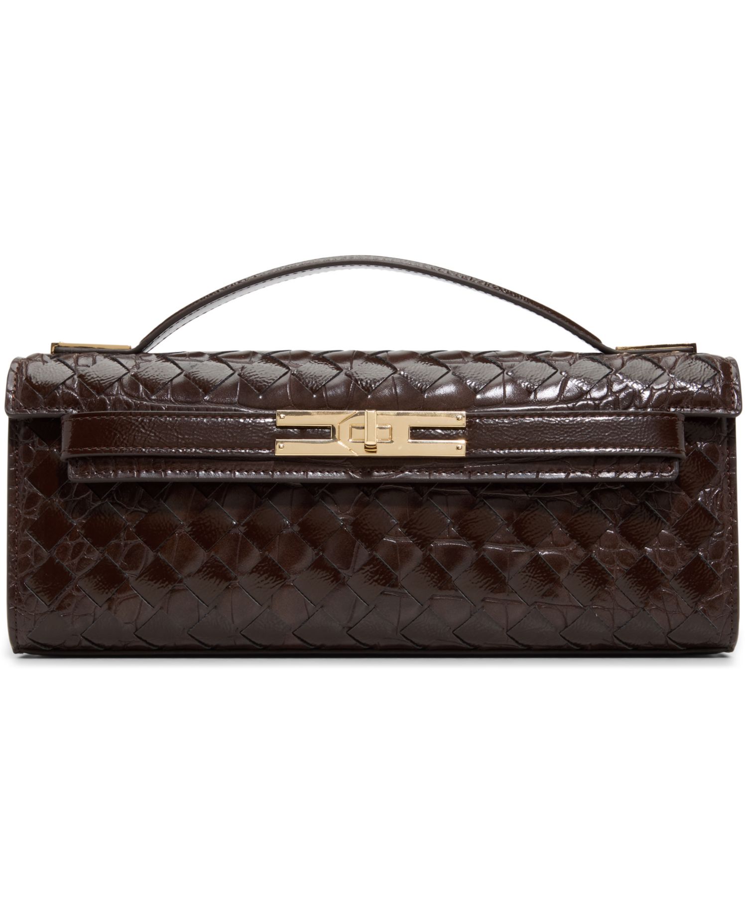 Mirzzaa Small Turn-Lock Clutch Crossbody Handbag