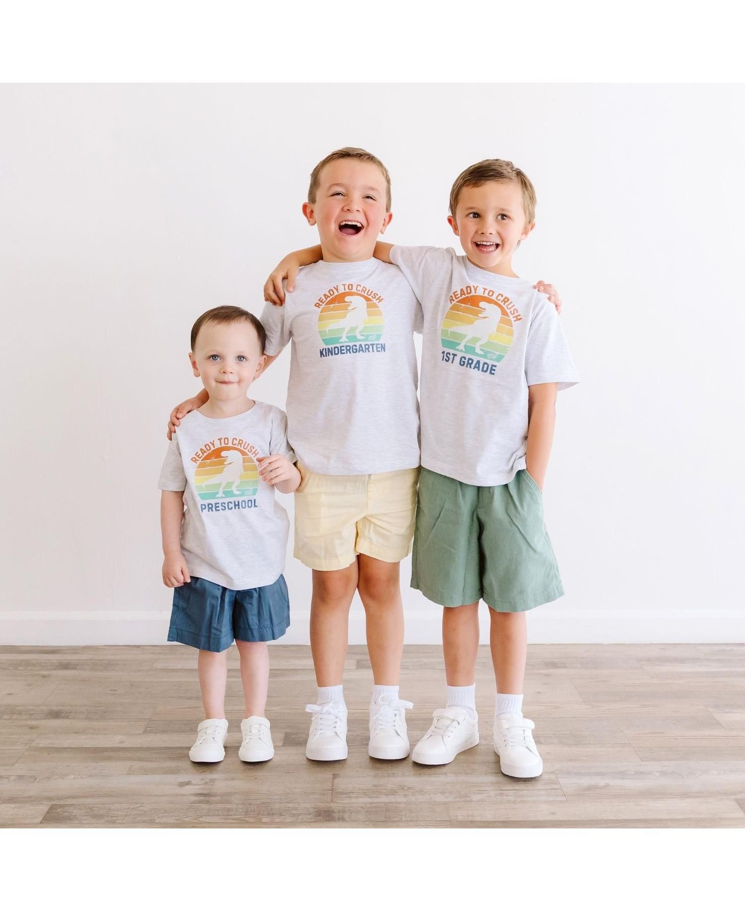 Big Boys Ready to Crush First Grade Short Sleeve T-Shirt
