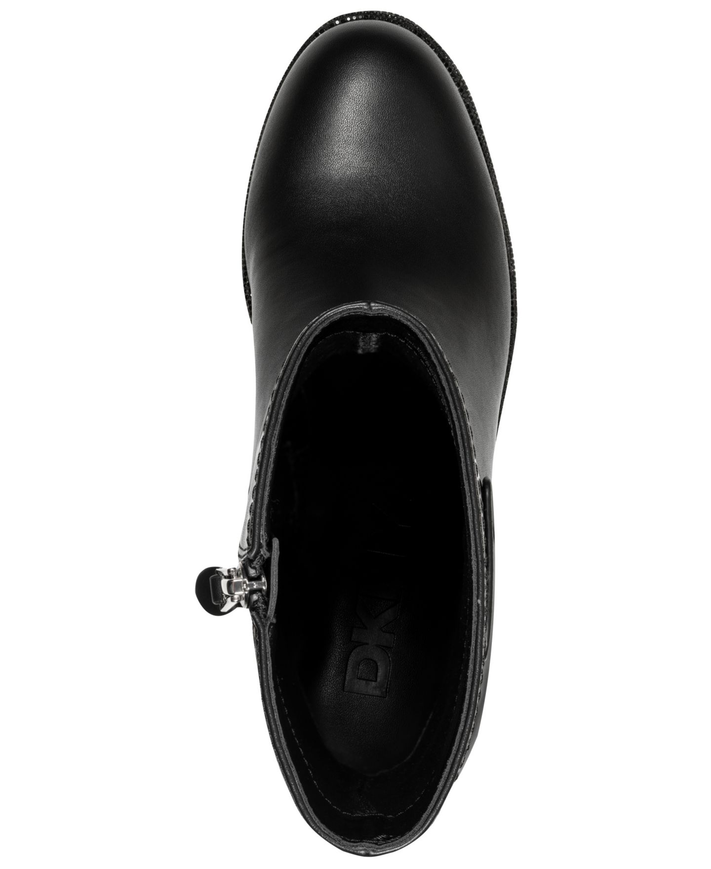Женские ботинки DKNY Traci Block Heel Booties, цвет: Чёрный — фото 3