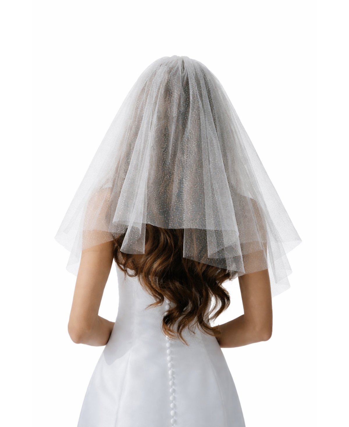 Untamed Petals Women's Last Disco Mini Veil