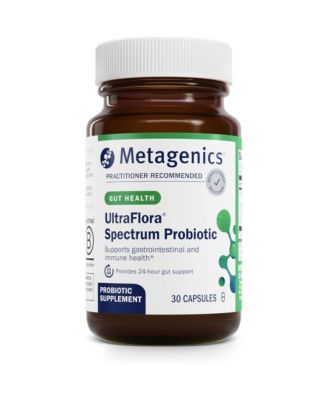 UltraFlora Spectrum - Shelf-Stable Probiotic for Gut and Digestive Wellness, Healthy Microbiome and Flora Support - 30 Capsules