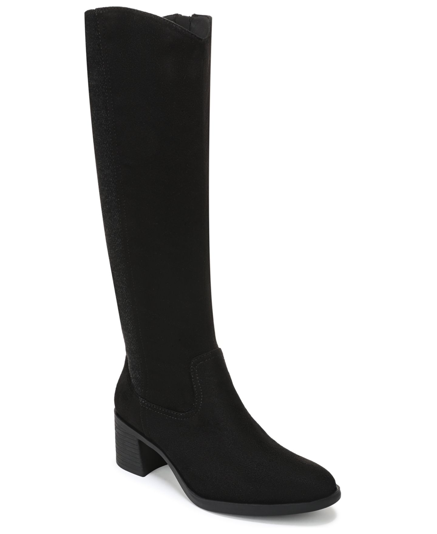 Женские ботинки LifeStride Joliet Zipper Tall, цвет: Чёрный — фото 1