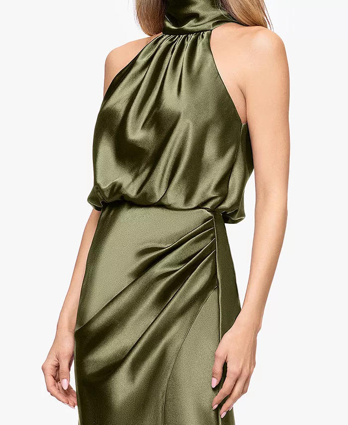 Petite Halter Neck Gown - thumbnail 3