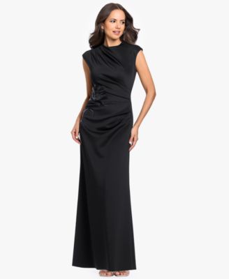 Petite Mock-Neck Gown