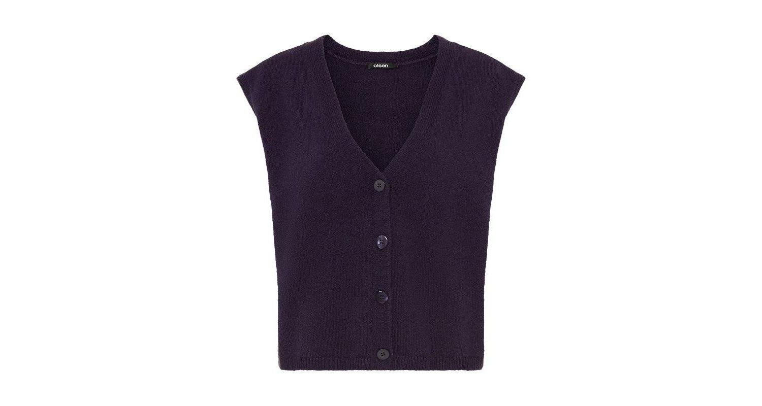Women's Cropped Sweater Vest