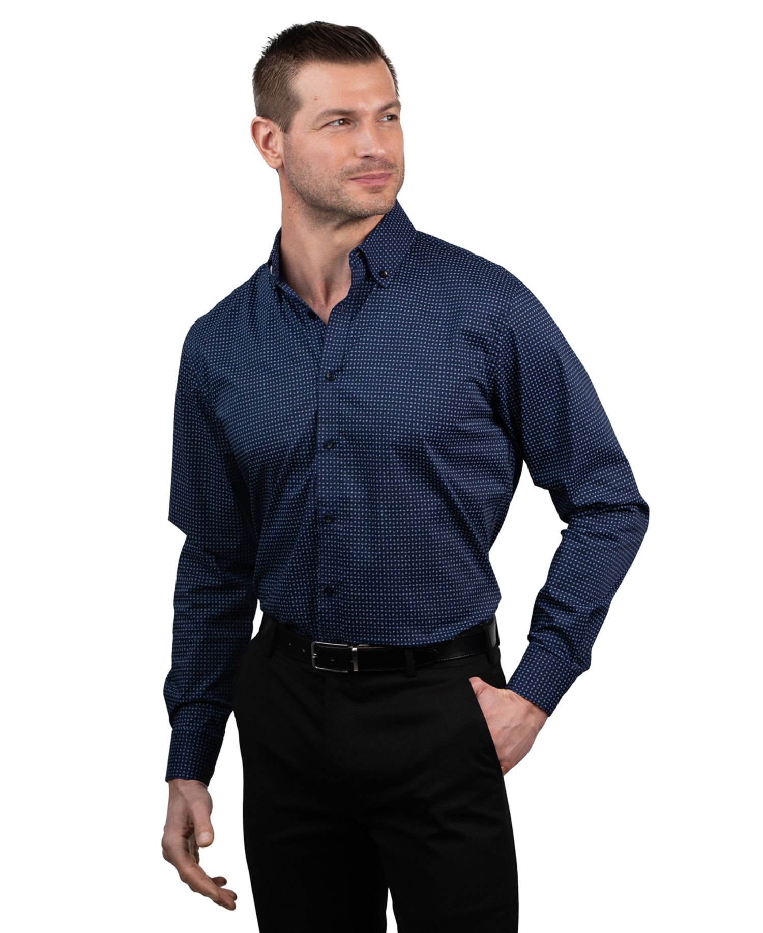 Men's Slim-Fit Dress Shirt