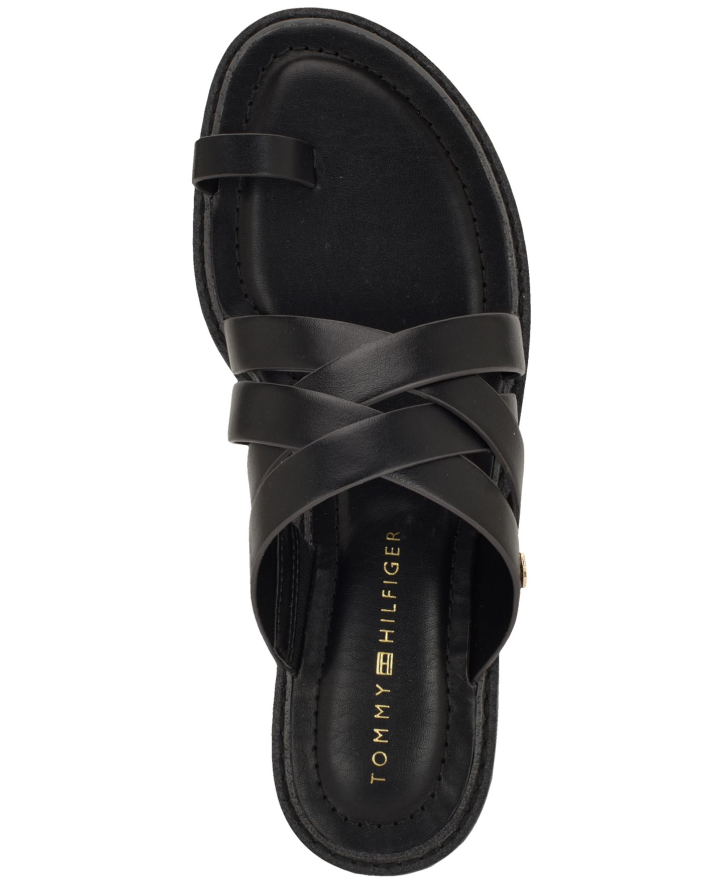 Женские сандалии Tommy Hilfiger Benett Strappy Toe Ring, цвет: Чёрный — фото 4