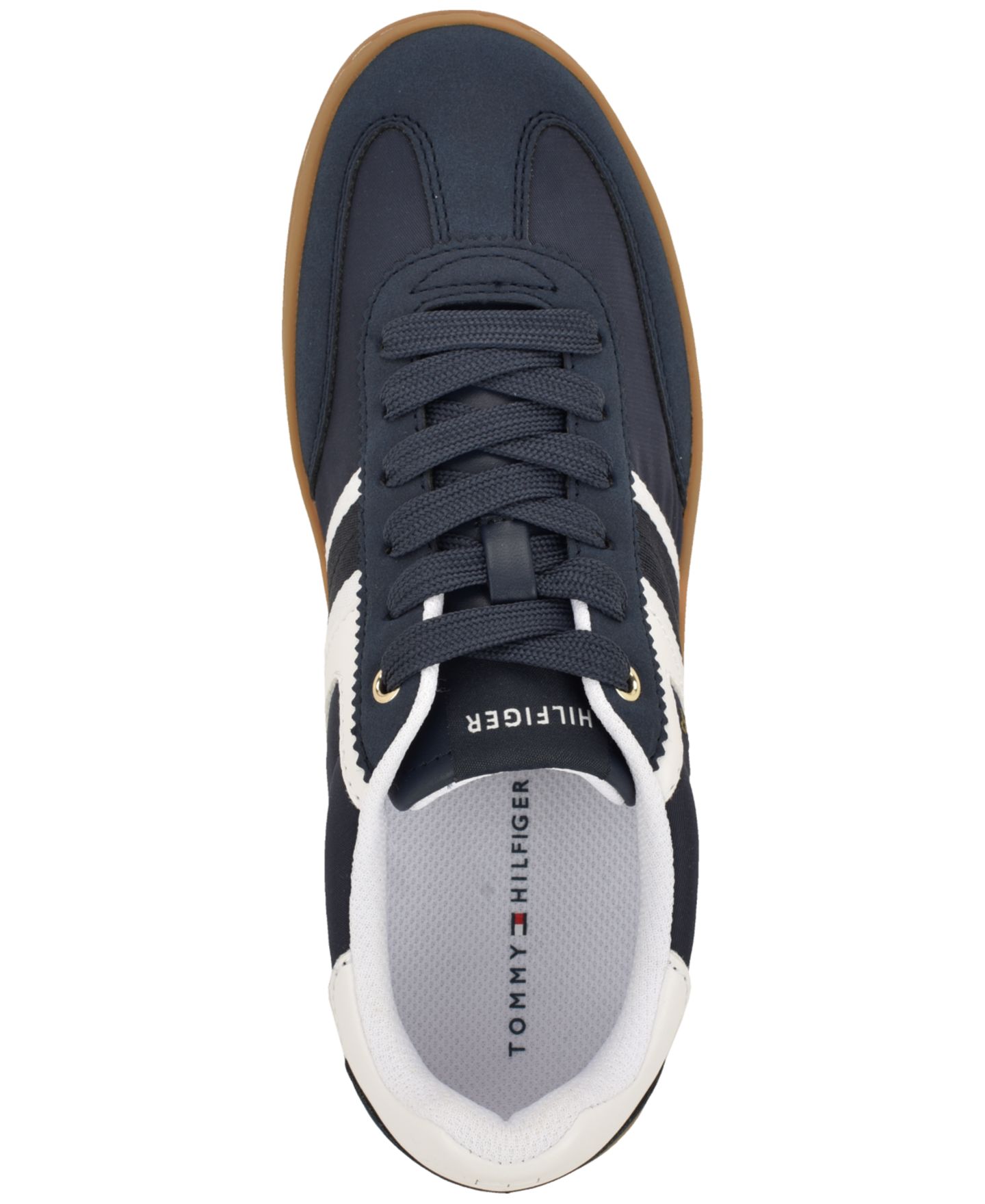 Женские кроссовки Tommy Hilfiger Madelin Lace-Up T-Toe, цвет: Тёмный синий / Белый — фото 4