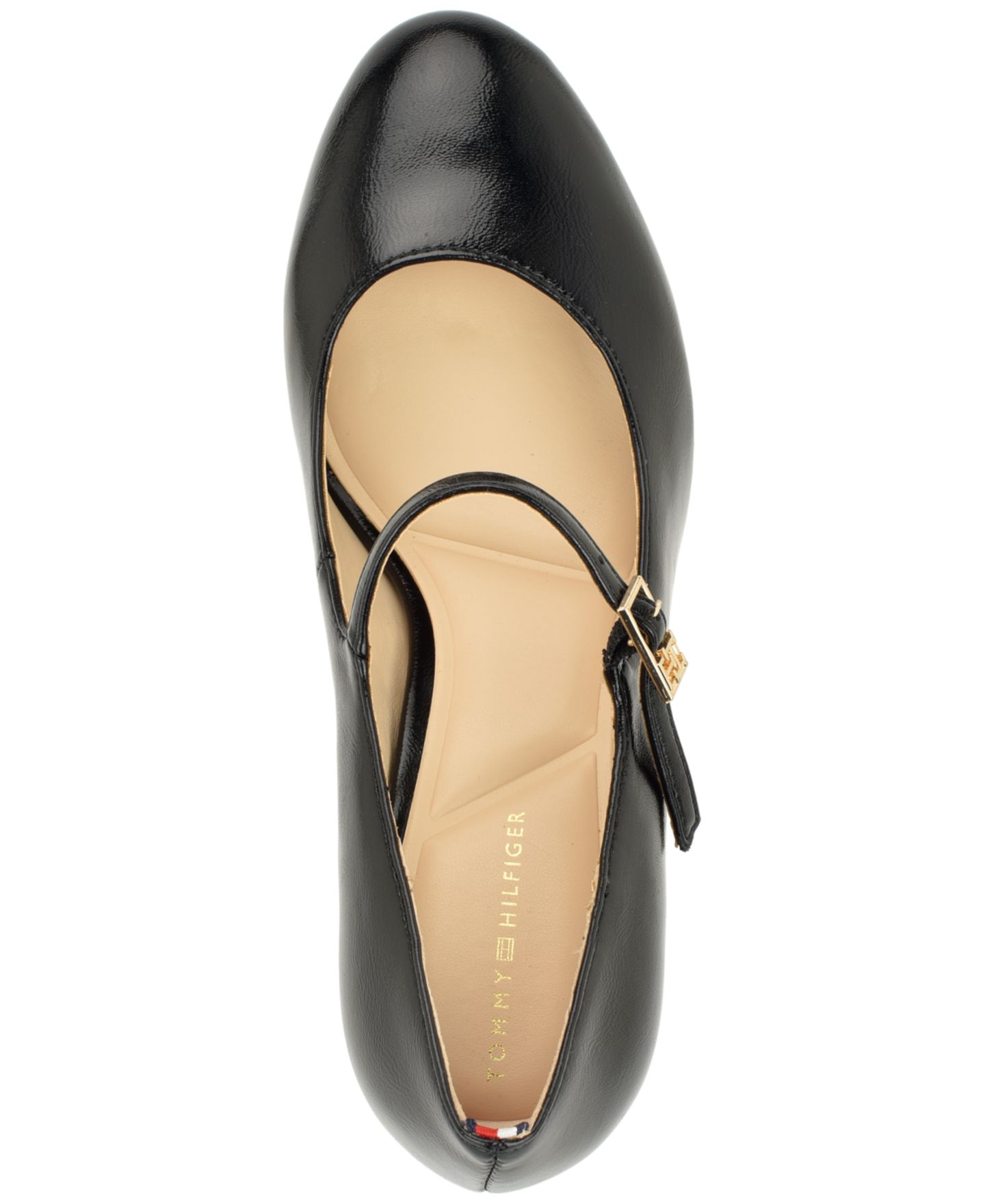 Женские туфли Tommy Hilfiger Sloane Mary Jane Dress Pumps, цвет: Чёрный лаковый — фото 4