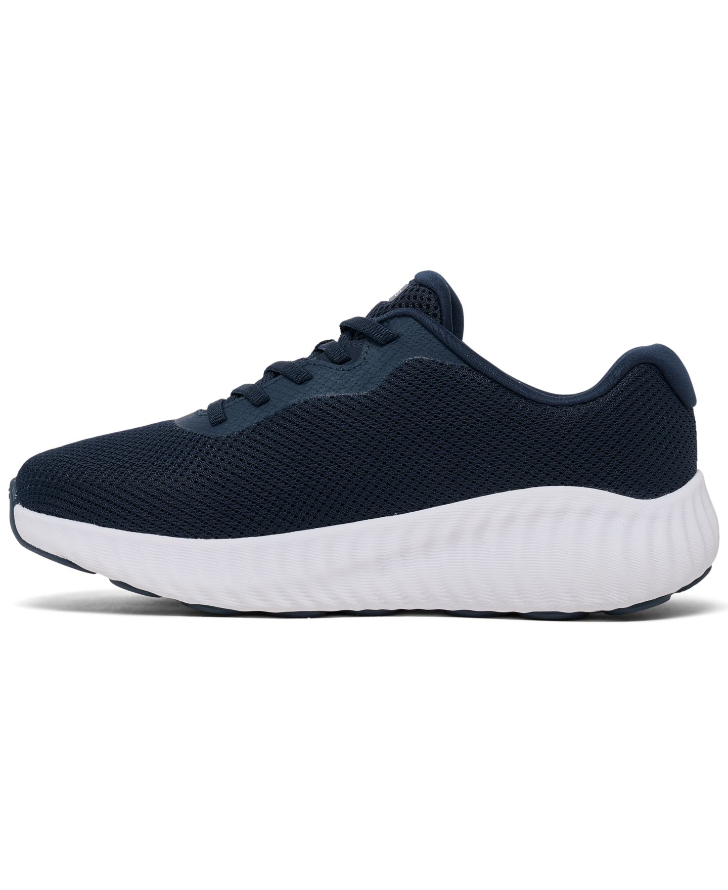 Женские кроссовки Skechers GO RUN Now - Wide Width Calumet Running, цвет: Тёмно-синий / Белый — фото 2