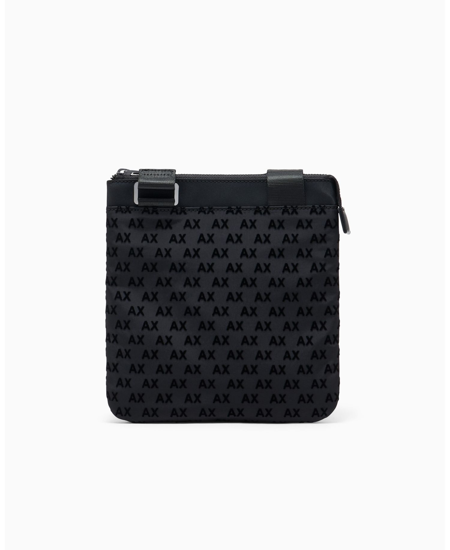 Men's Flocked Flat Crossbody