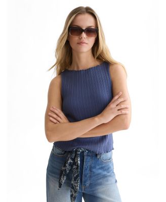 Women's Structured Rib Tank, Oceana, X-Large