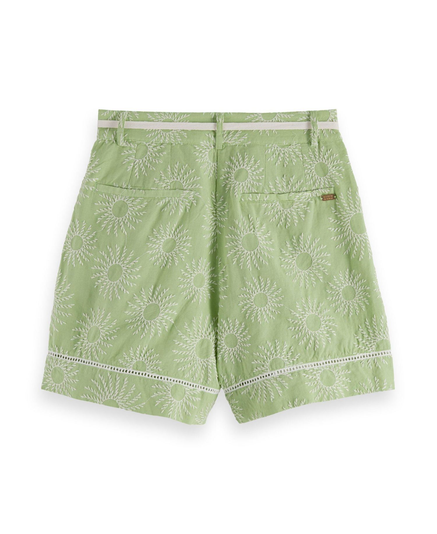 Women's High Rise Broderie Shorts