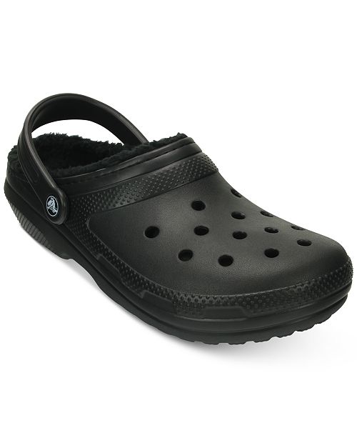 Crocs Men's Classic Lined Clogs - All Men's Shoes - Men - Macy's