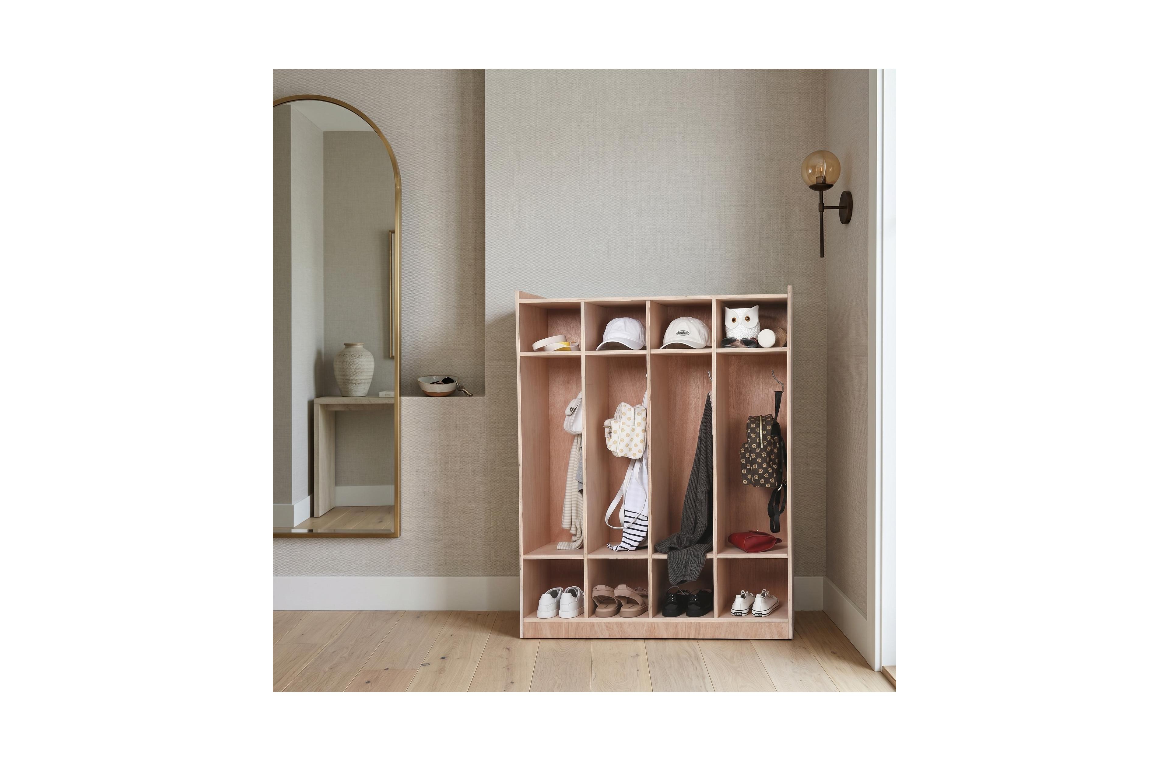 homfan 15-Cube Storage Cabinet for Bedroom and Closet with 5 Large and 10 Small Compartments, Engineered Wood