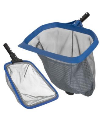 Swimming Pool Leaf Rake Skimmer Net Aluminum Heavy Duty Debris Removal