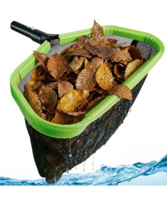 Pool Skimmer Net Heavy Duty Leaf Raking Tool Deep Fine Mesh