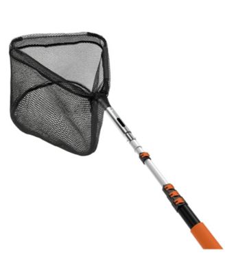 Pool Skimmer Net Telescopic Pole Fine Mesh Leaf Rake
