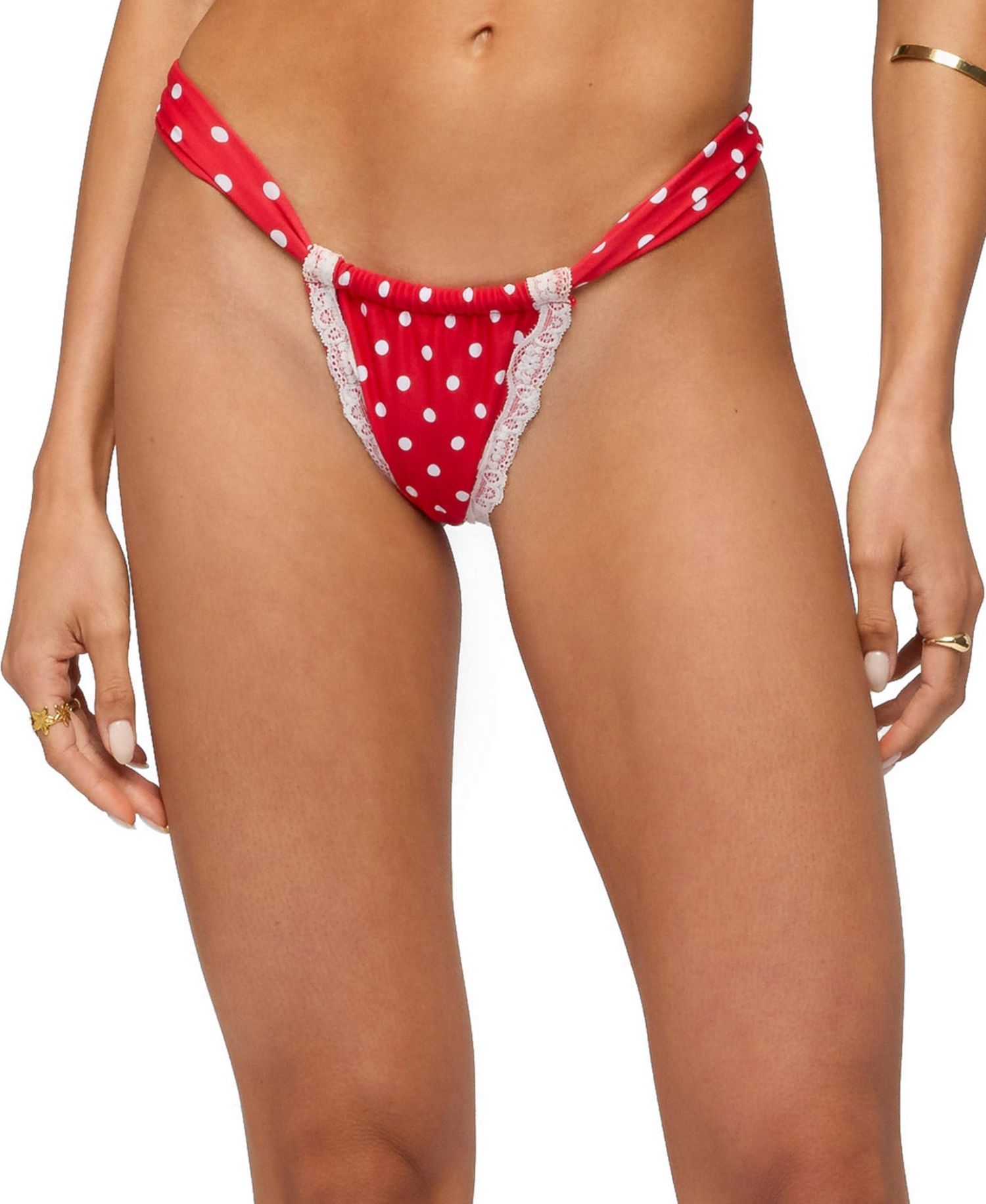 Women's Bina Lacey Polka Dot Bikini Bottom