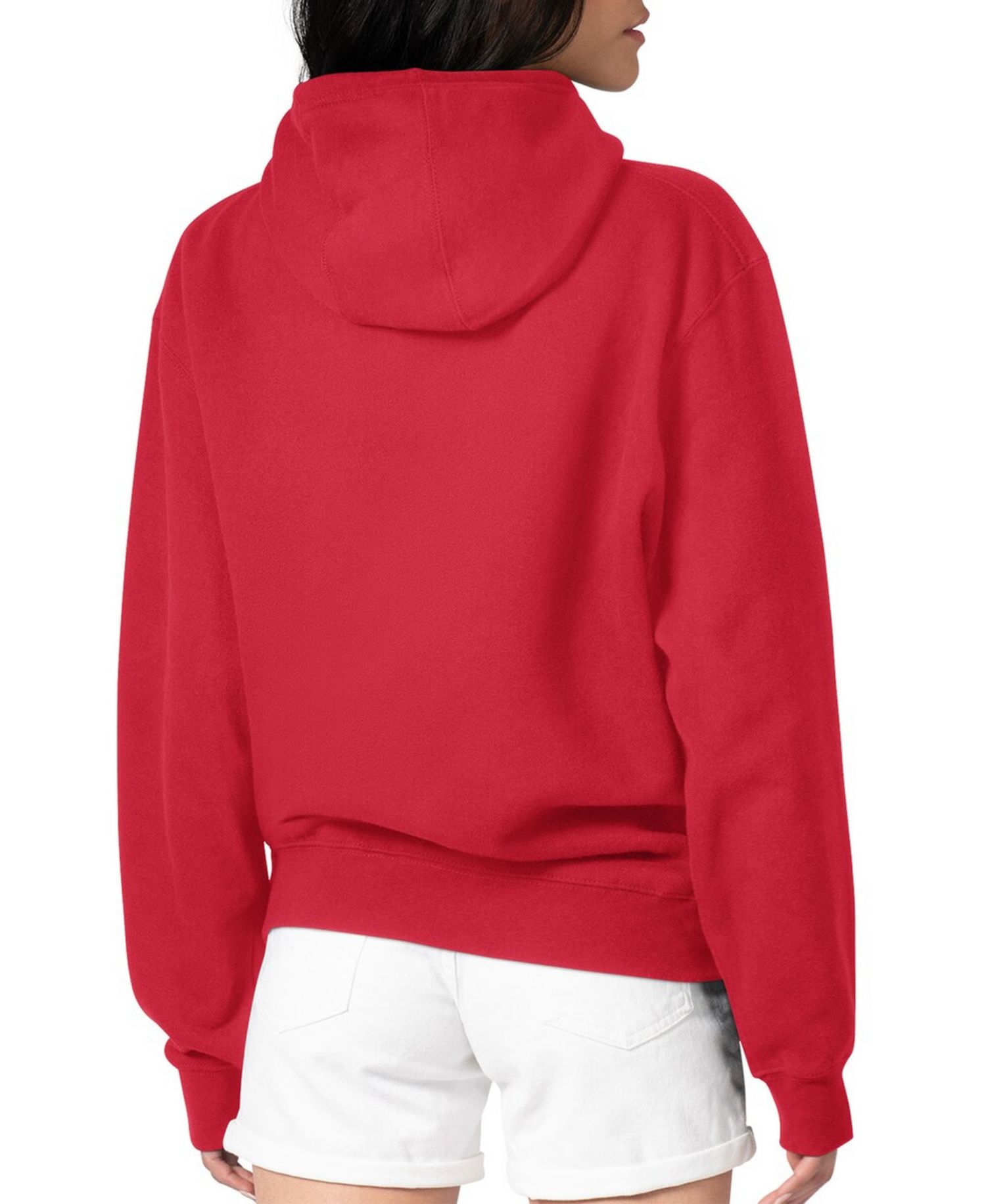 Women's Red Washington Capitals City Graphic Fleece Pullover Hoodie