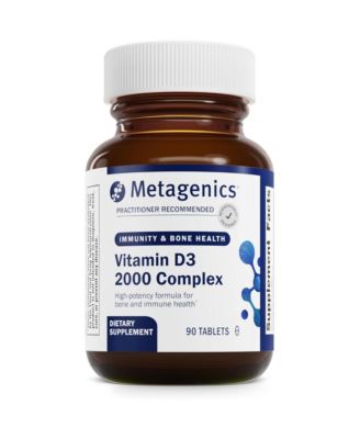 D3 2000 IU Complex Vitamin D3 Supplement - Supports Bone Health, Immune and Healthy Inflammation Response - With Isoflavones for - 90 Count