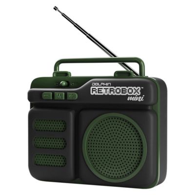 RTX-10GRN Retrobox Mini 10W Bluetooth Rechargeable Speaker with WaveSync