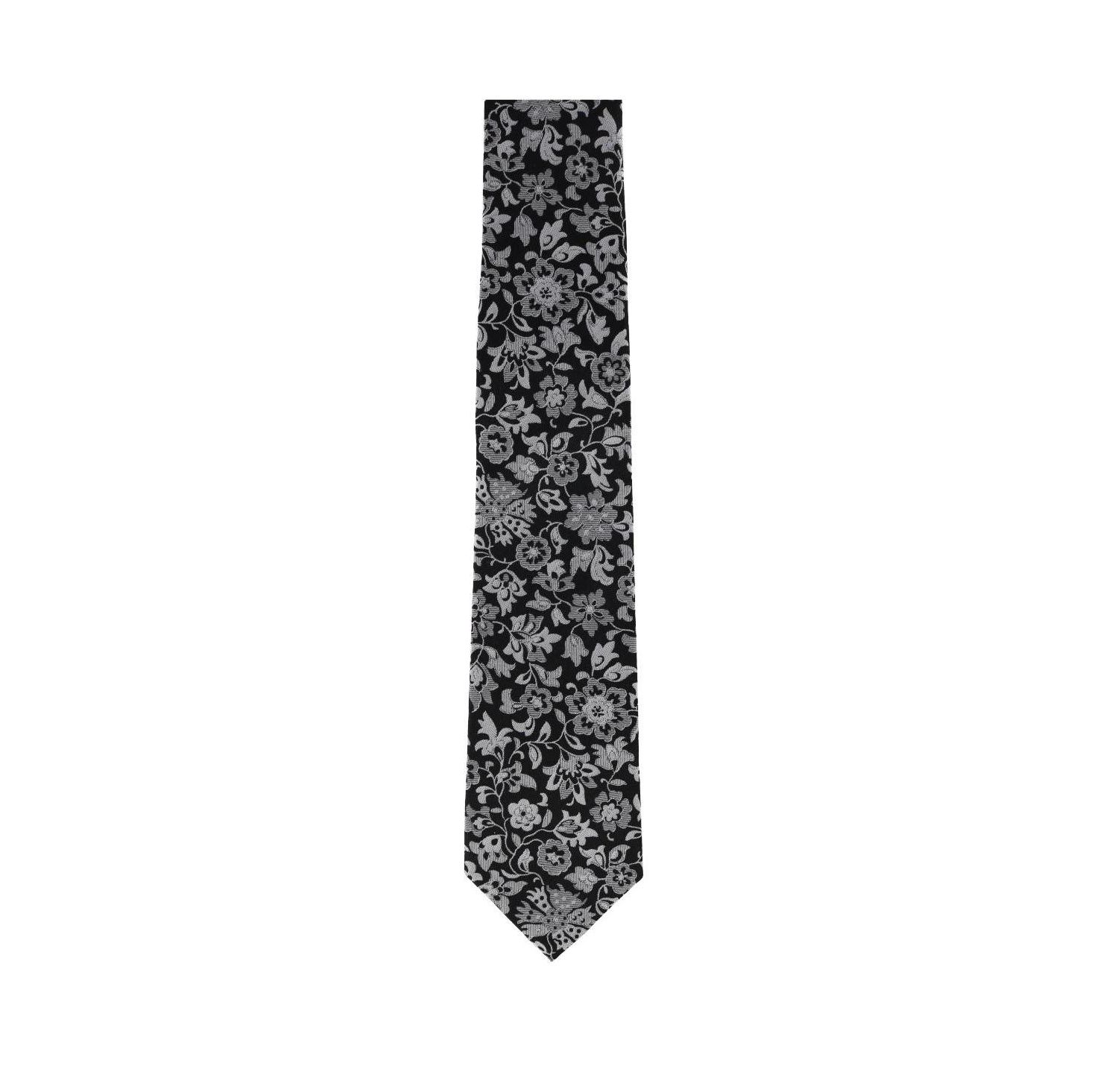 Men's Floral and Vine Business Necktie
