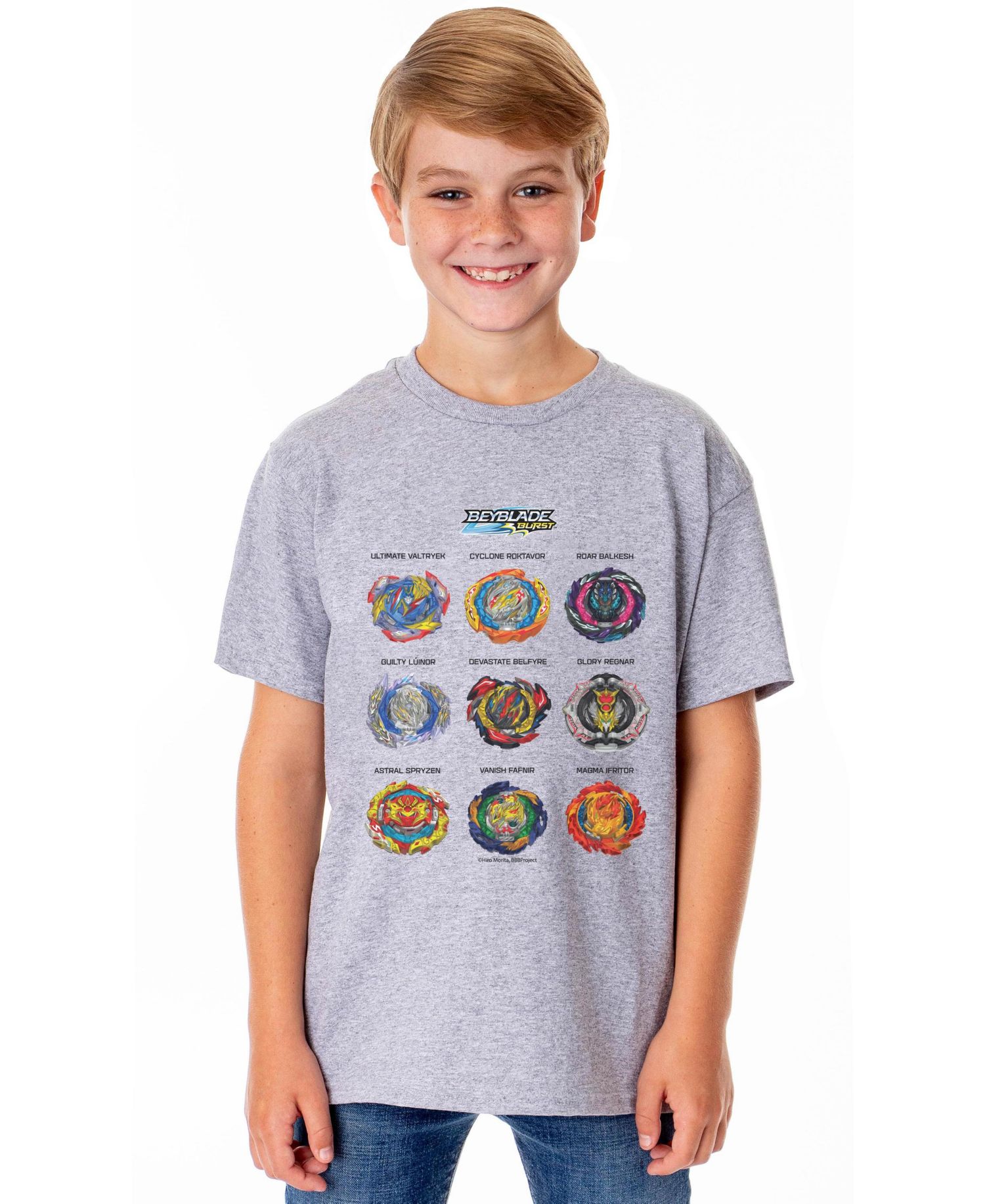 Burst TV Show Series Unisex Boys' XS - XL Battle s Crewneck Kids T-Shirt