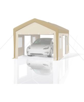 10x20 Feet Waterproof and UV-Resistant carport Replacement Canopy Cover -220G PE Fabric