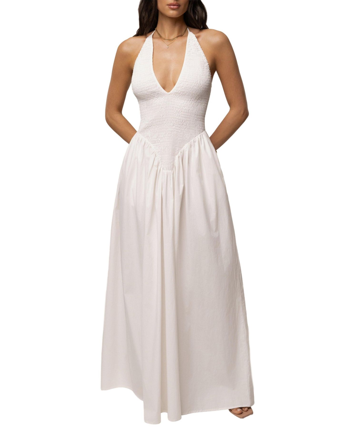 Women's Madrid Halter Maxi Dress
