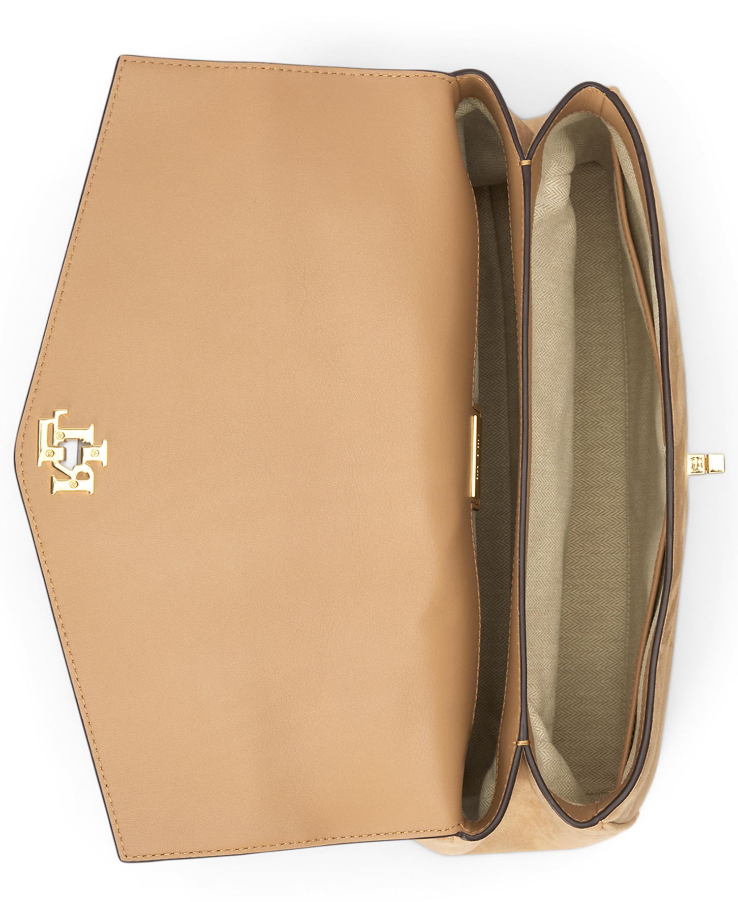 Farrah Suede Scarf Trim Medium Soft Satchel Bag