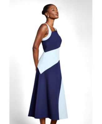 western dress women's clothing W.A.Y Wonderful & Young Turquoise Mesa Mesh standout styles. vendor-bernadette Color:Light Sage Green RUFFLE SLIT BLUE MAXI