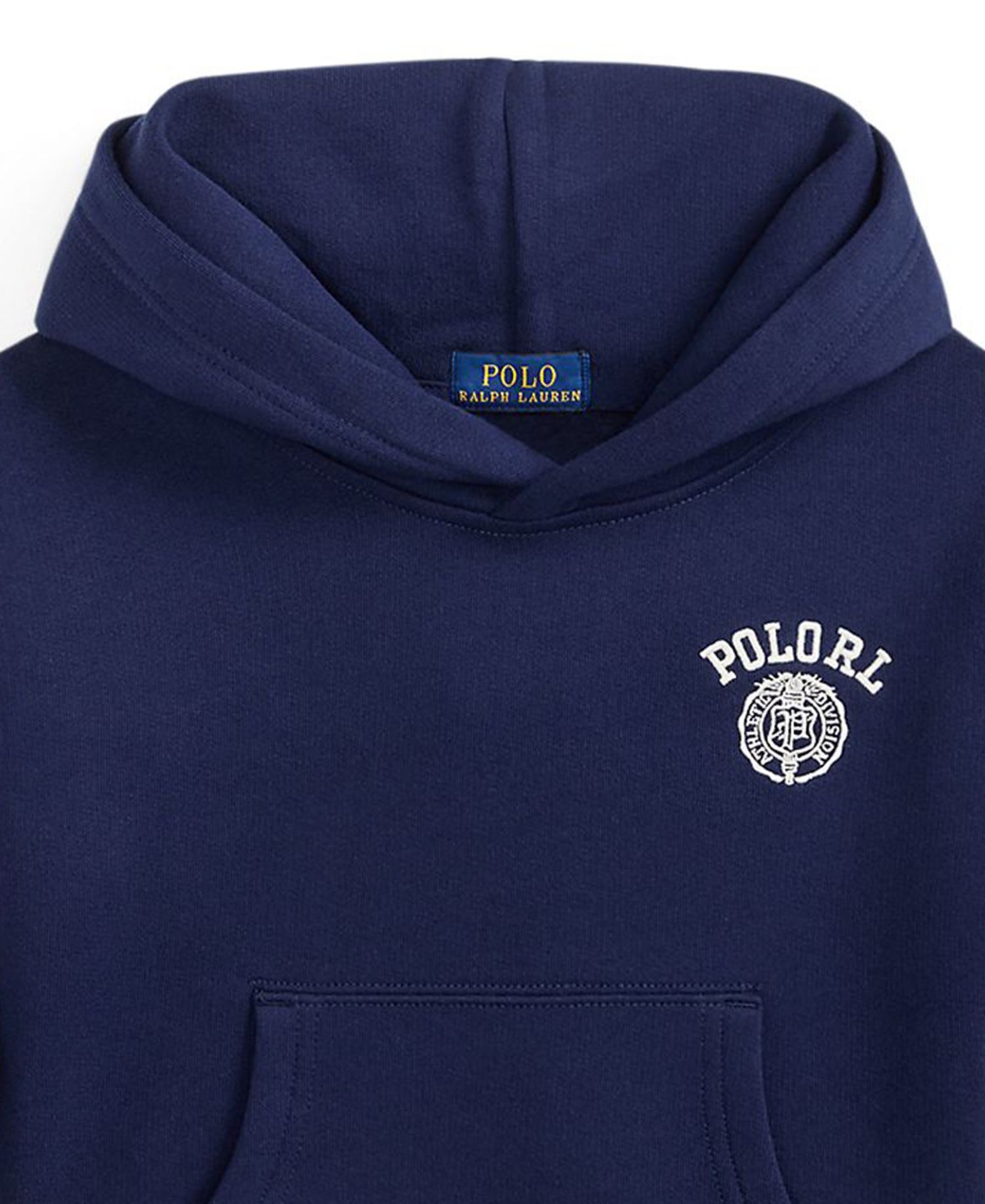 Boys' 2T-7 Big Fit Logo Long-Sleeve Fleece Hoodie